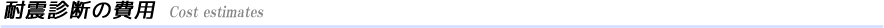 耐震診断の費用